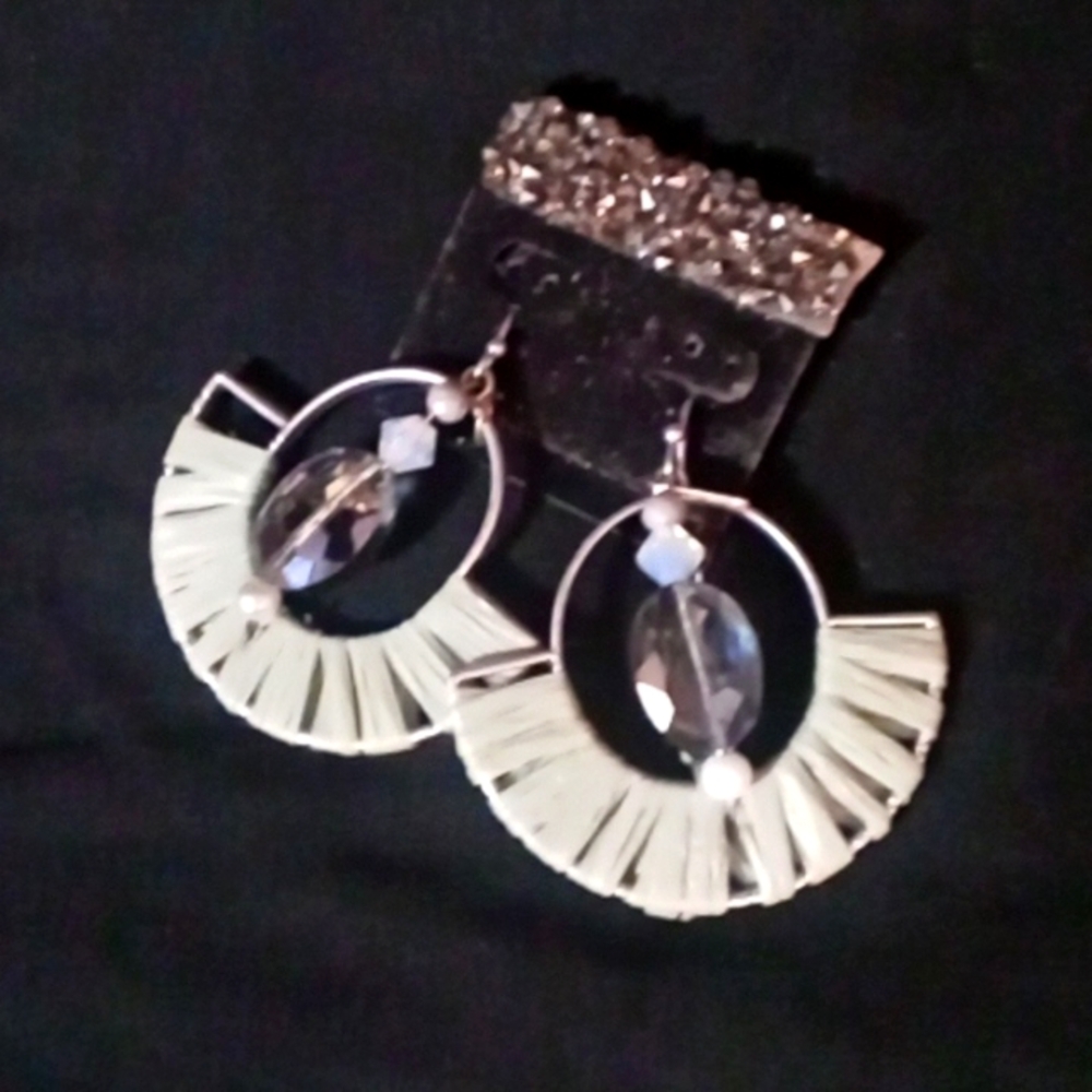 Green earrings